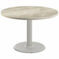 Special-T Table, Round, 42in Dia x 42in, Fog Gray Base/ Aged Driftwood Top SCTCANT242BHGAD